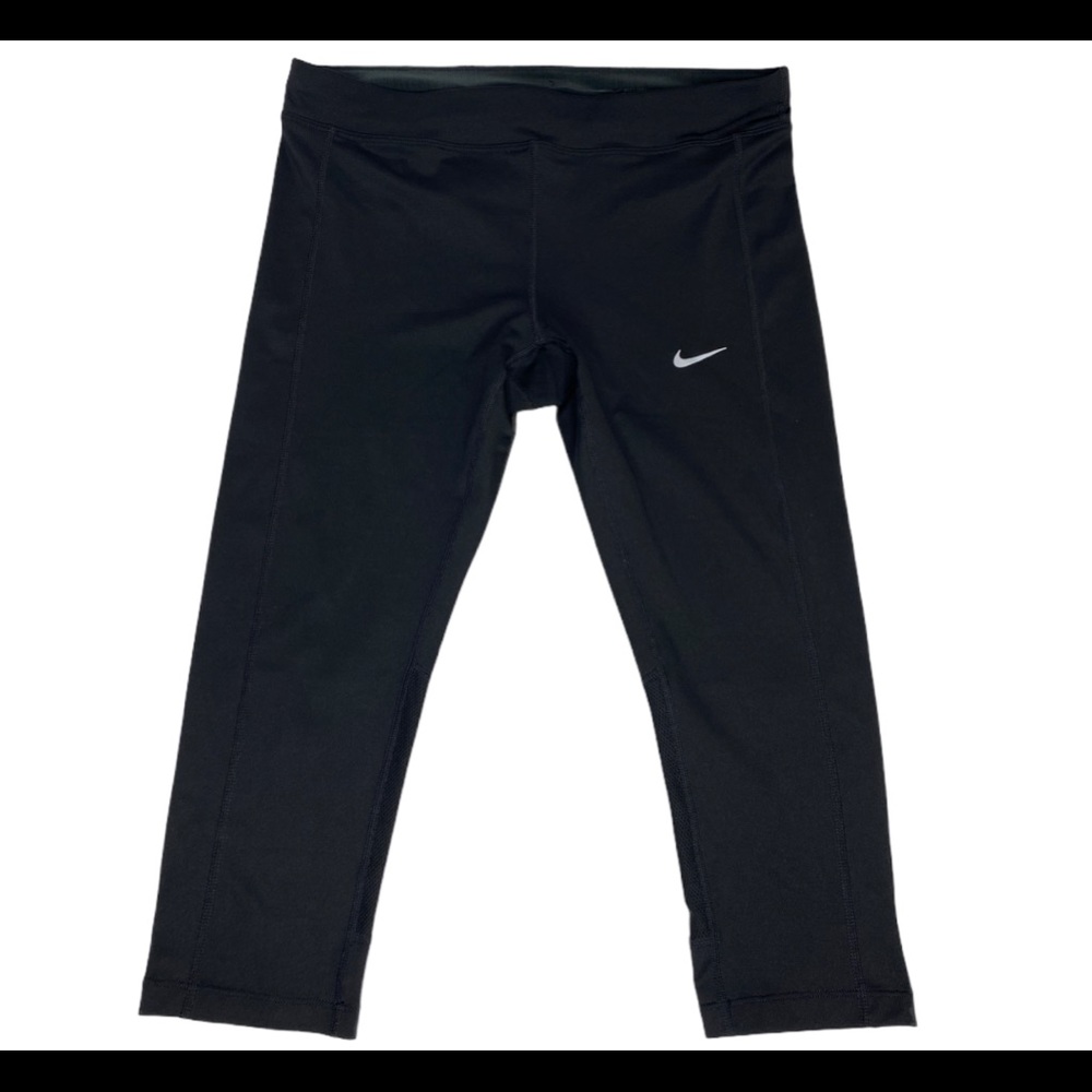 Nike Running Dri Fit Black Crop Leggings NWOT M